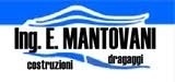 Il logo della Mantovani spa, società con sede legale a Mestre (Ve)